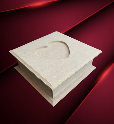 Caja corazon 14×14